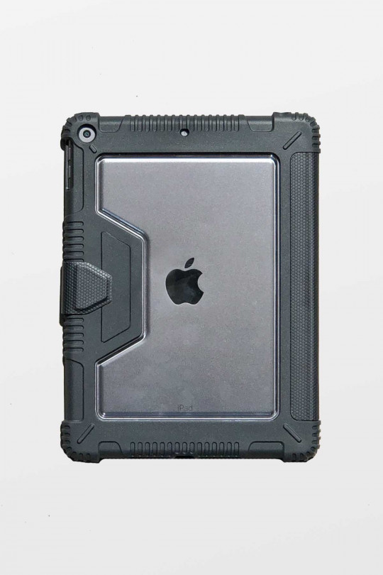 MacGuy Dual-Impact iPad Case - Dark Grey with Pencil Holder 10.2 