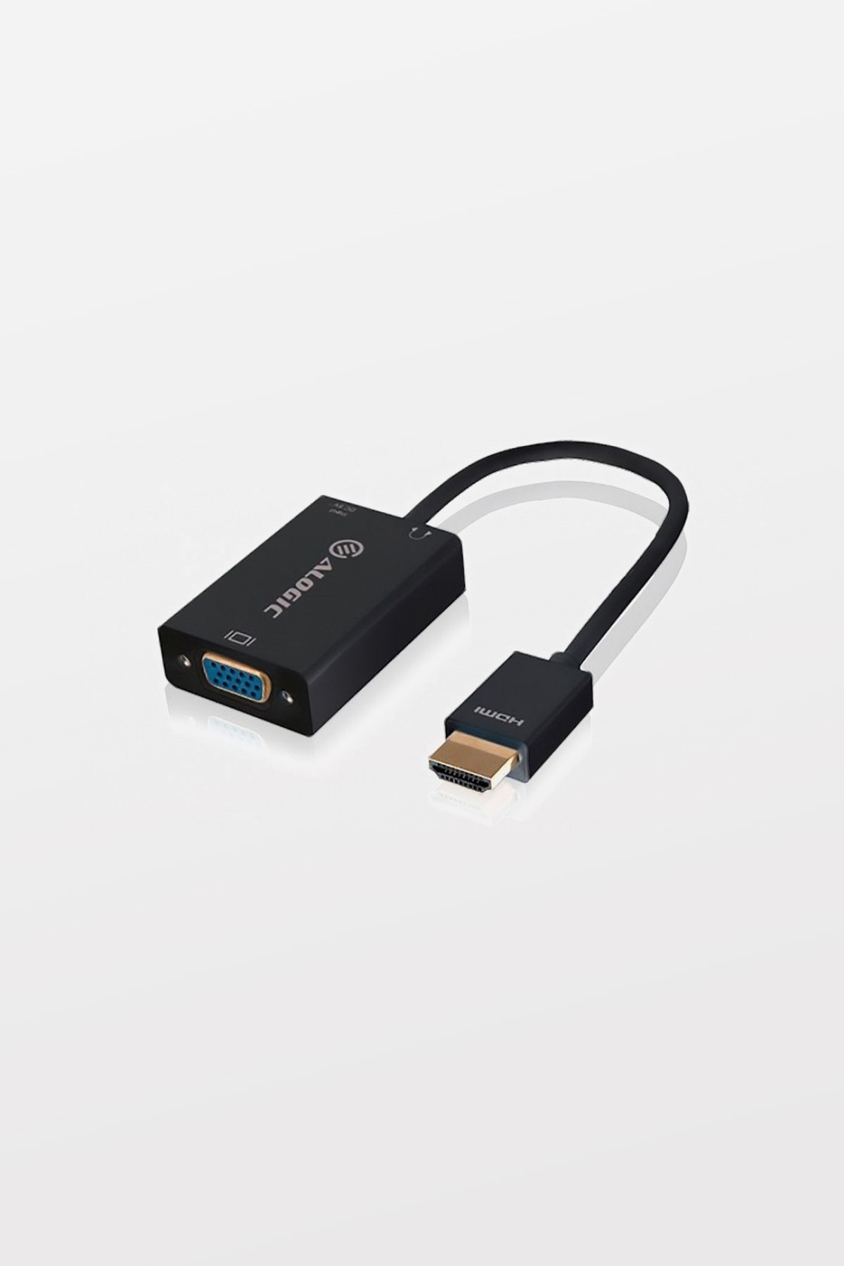 ALOGIC HDMI to VGA Adapter with 3.5mm Stereo Audio Output