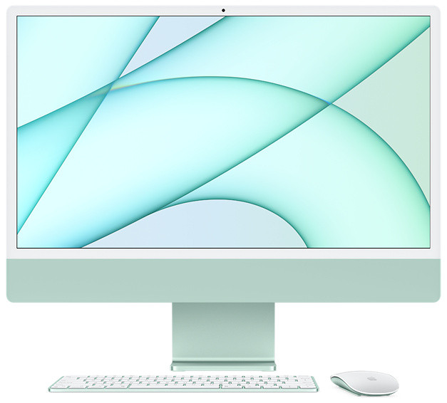 CTO Apple iMac 24" - 4.5K M1/8C CPU/7C GPU/8GB/512GB - Green