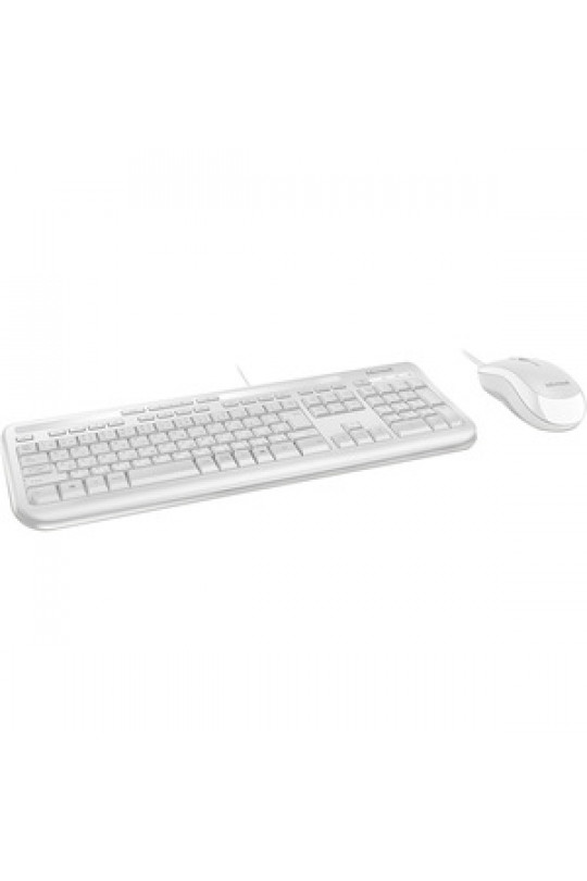 Microsoft Wired Desktop 600 USB White Bundle - RETAIL includes Keyboard and Mouse