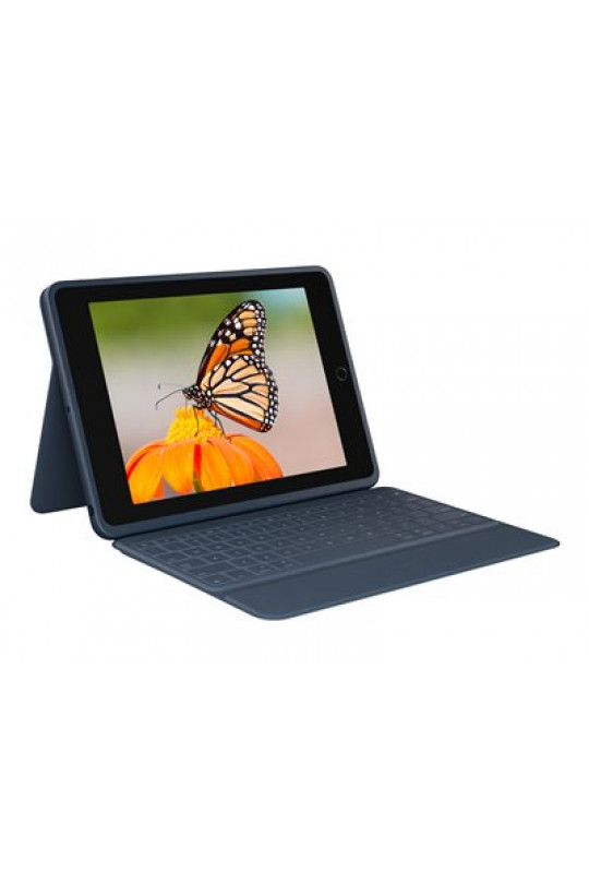Logitech Rugged Combo 3 EDU Keyboard case for iPad 10.2 - Classic Blue